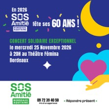 Concert S.O.S Amiti&eacute; Bordeaux - Christophe Malavoy - Astrid Patay - Maximilien Wang