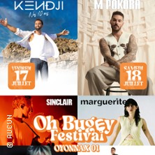 Kendji Girac + Sinclair + Roxane - Festival Oh Bugey