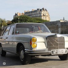 BALADE RIVE GAUCHE EN MERCEDES 280 SE DE 1970
