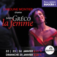Caroline Montier chante Juliette Gr&eacute;co - Th&eacute;&acirc;tre de l'Essa&iuml;on, Paris